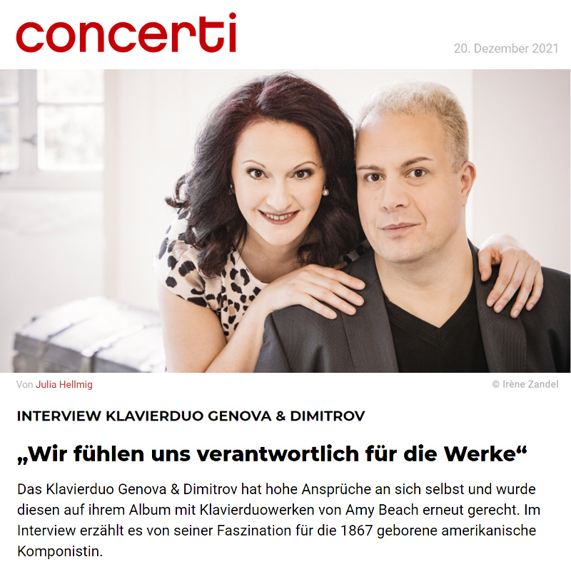 #AmyBeachComplete im `Concerti` Magazin